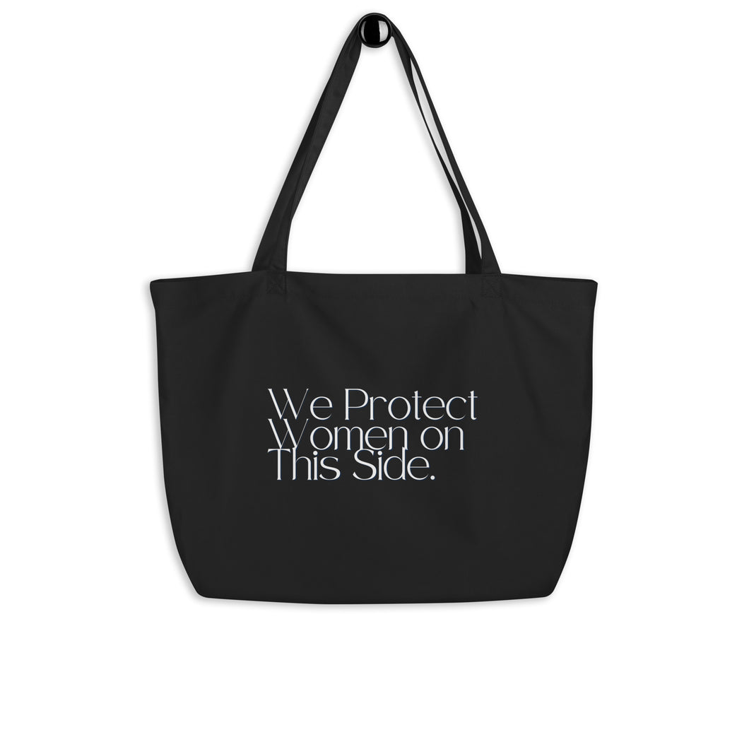 Protect Women Large organic tote bag