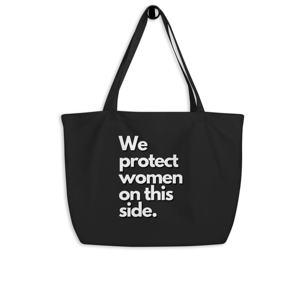 Protect Women Large organic tote bag